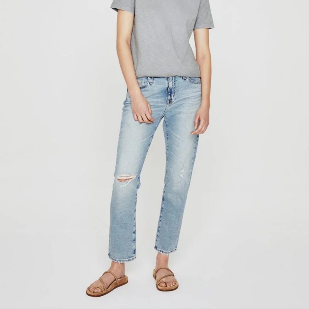 NWT Adriano Goldschmied AG The Ex-Boyfriend Slim Slouchy Jeans Sz 27 EPG 26Y Z73